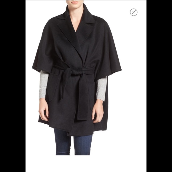 NWT DVF Belted Cape coat w/sleeves (XS/S/SP) - Picture 15 of 15